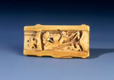 Ivory gambling counter, Qing dynasty, China, 18th century. Creator: Unknown