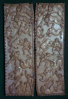 Ivory diptych from Constantinople, 6th century