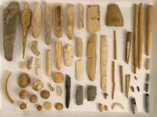 Ivory Fragments, Coptic, 4th-7th century. Creator: Unknown