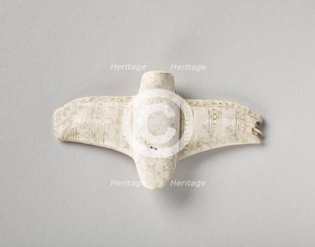 Ivory seagull effigy pendant, 1000 BCE-1500 CE. Creator: Unknown.