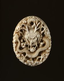 Ivory seal with dragon, 18th century