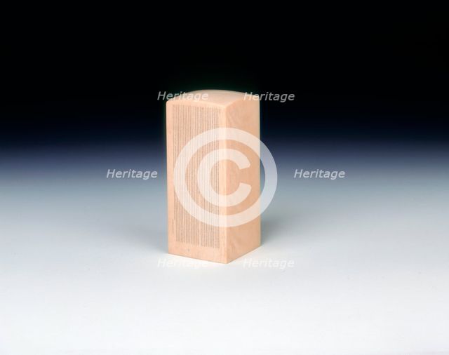 Ivory seal with long inscription, Qing dynasty, China, 19th century. Creator: Yu Shi.