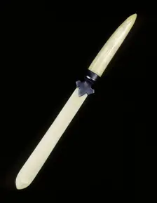 Ivory paper knife, Qing dynasty, China, late 19th century. Creator: Unknown