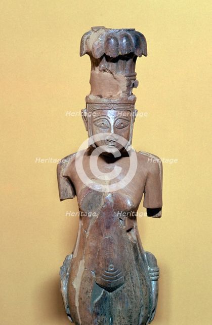 Ivory Phoenician figurine of a woman, 8th century BC. Artist: Unknown
