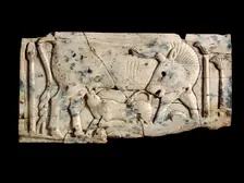 Ivory plaque, c9th-8th century BC
