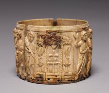 Ivory Pyx (Box), 500s. Creator: Unknown