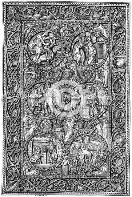 Ivory tablet, 11th century (1882-1884). Artist: Tamisier