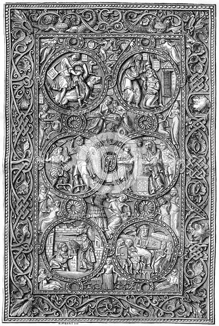 Ivory tablet, 11th century (1882-1884). Artist: Tamisier