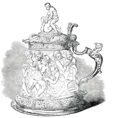 Ivory Tankard, 1850. Creator: Unknown