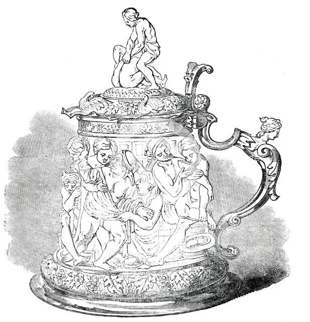 Ivory Tankard, 1850. Creator: Unknown.