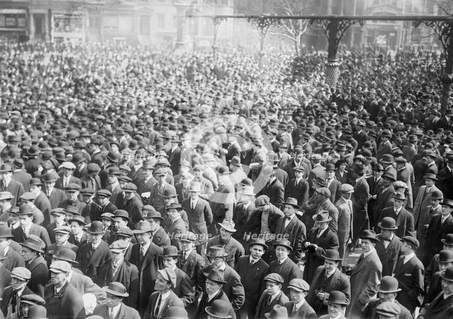 I.W.W. Meeting -- Union Sq., 1914. Creator: Bain News Service.