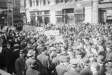 I.W.W. Meeting, Union Sq., 1914. Creator: Bain News Service