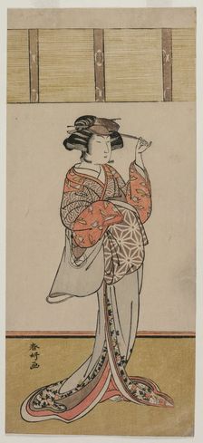 Iwai Hanshiro IV as Oiso no Tora, c. mid-1770s. Creator: Katsukawa Shunko (Japanese, 1743-1812)
