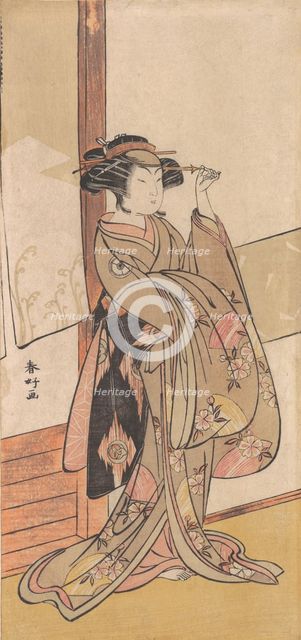 Iwai Hanshiro IV, ca. 1775. Creator: Katsukawa Shunko.