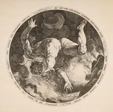 Ixion, 1588. Creator: Hendrik Goltzius