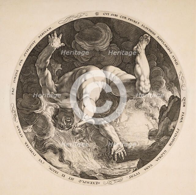 Ixion, 1588. Creator: Hendrik Goltzius.