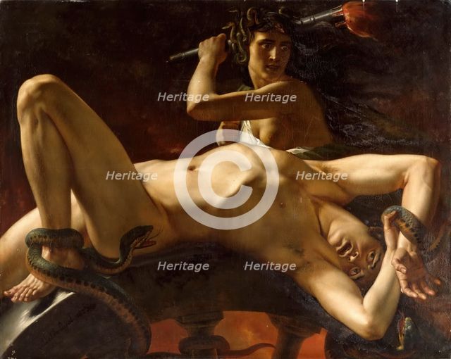 Ixion Chained in Tartarus, 1824.