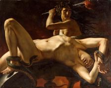 Ixion Chained in Tartarus, 1824