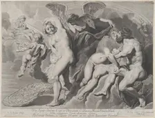 Ixion deceived by Hera, 1620-24. Creator: Pieter van Sompel
