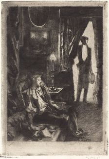 Iza Sleeping (Le Sommeil d'Iza), 1885. Creator: Paul Albert Besnard