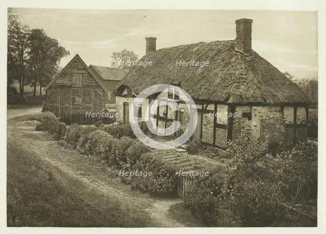 Izaak Walton's House at Shallowford, Staffordshire, 1888. Creator: Peter Henry Emerson.