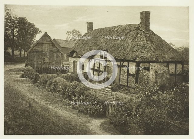 Izaak Walton's House at Shallowford, Staffordshire, 1888. Creator: Peter Henry Emerson.