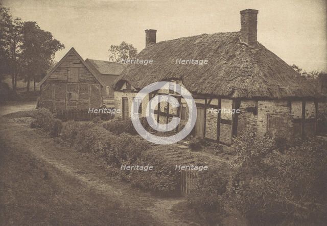 Izaak Walton's House at Shallowford, Staffordshire, 1880s, printed 1888., 1880s, printed 1888. Creator: George Bankart.