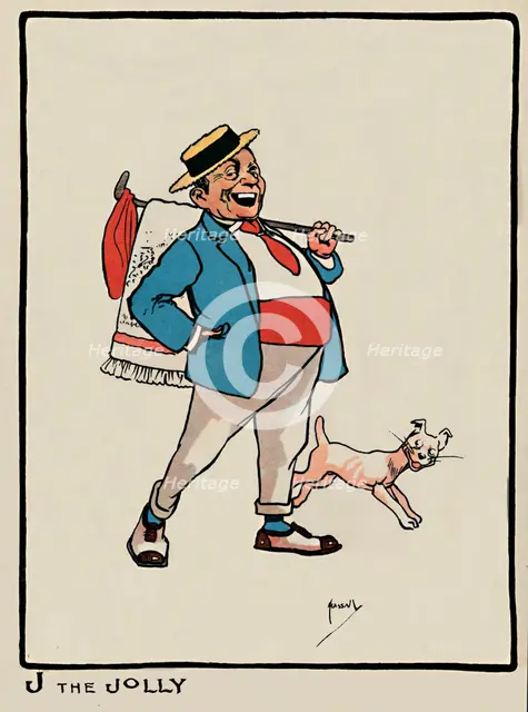 'J the Jolly', 1903. Artist: John Hassall.