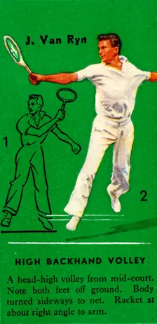J. Van Ryn - High Backhand Volley c1935. Creator: Unknown