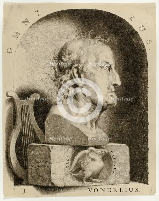 J. Vondelius, 1669/81. Creator: Janus Lutma.