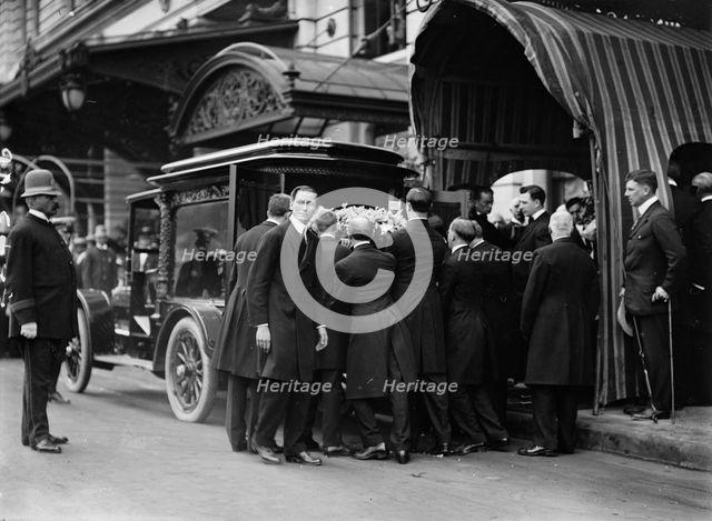 J.W. Gates Funeral, N.Y. City, 1911. Creator: Bain News Service.