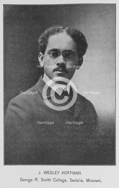 J. Wesley Hoffman; George R. Smith College, Sedalia, Missouri, 1902. Creator: Unknown.