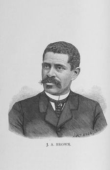 J. A. Brown, 1887. Creator: Vogt Bros.