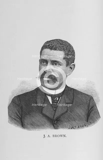 J. A. Brown, 1887. Creator: Vogt Bros..