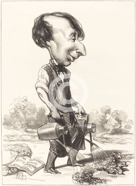 J. Alexandre Bixio, 1849. Creator: Honore Daumier.