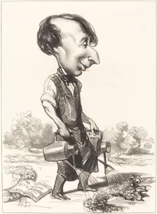 J. Alexandre Bixio, 1849. Creator: Honore Daumier