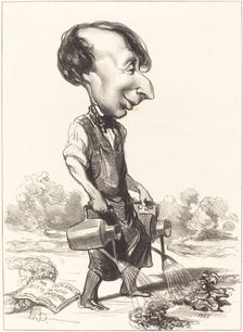 J. Alexandre Bixio, 1849. Creator: Honore Daumier