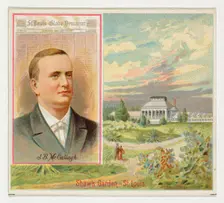 J. B. McCullagh, St. Louis Globe-Democrat, from the American Editors series (N35) for Alle..., 1887. Creator: Allen & Ginter