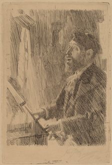 J.B. Faure, 1891. Creator: Anders Leonard Zorn