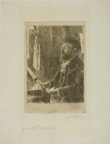 J.B. Faure, 1891. Creator: Anders Leonard Zorn