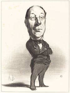 J.-B. Gustave de Laboulie, 1849. Creator: Honore Daumier
