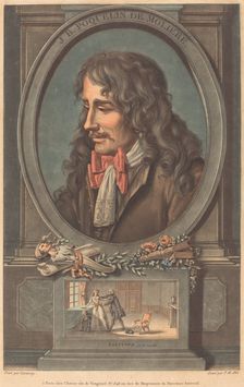 J.B. Poquelin de Moliere. Creator: Pierre Michel Alix
