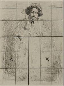 J. Becquet, Sculptor, 1859. Creator: James Abbott McNeill Whistler