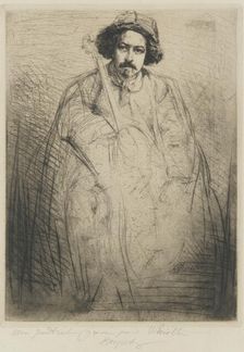 J. Becquet, Sculptor, 1859. Creator: James Abbott McNeill Whistler