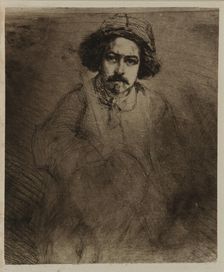 J. Becquet, Sculptor, 1859. Creator: James Abbott McNeill Whistler