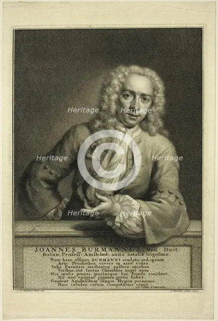 J. Burmannus, n.d. Creator: Jacobus Houbraken.
