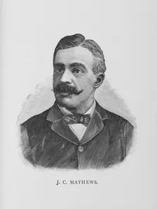 J. C. Mathews, 1887. Creator: Unknown
