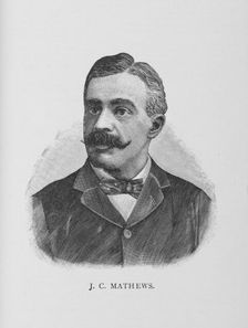 J. C. Mathews, 1887. Creator: Unknown