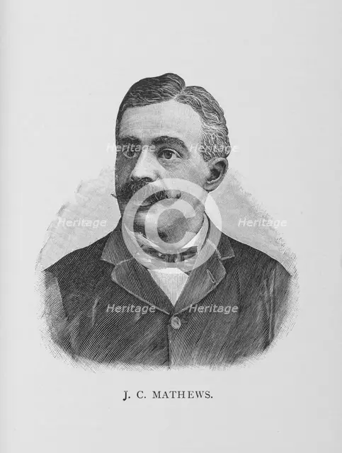 J. C. Mathews, 1887. Creator: Unknown.