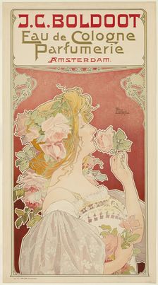 J.C. Boldoot Eau de Cologne: Parfumerie Amsterdam, c. 1899. Creator: Henri Privat-Livement
